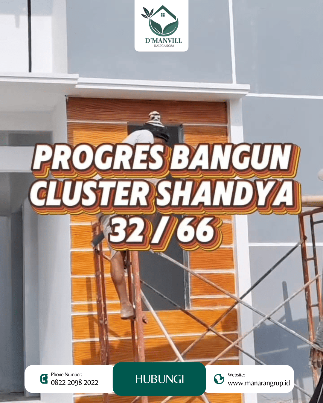 Progres Pembangunan Rumah Shandya 32/66 – Real dan Terkini
