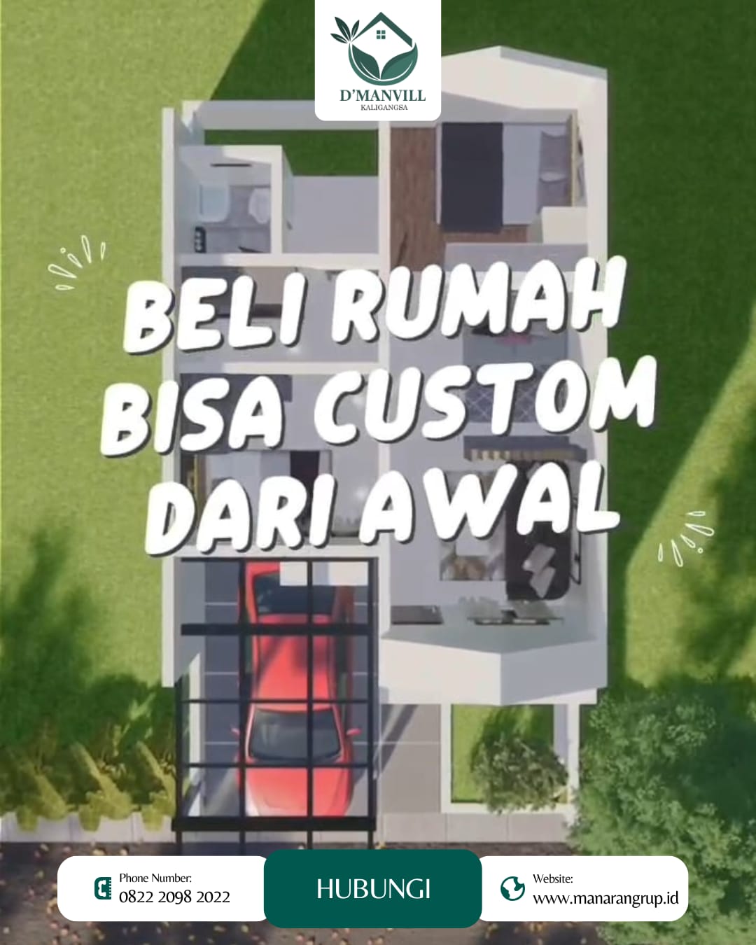 Beli Rumah Bisa Custom dari Awal? D’Manvill Kaligangsa Jawab Mimpimu!