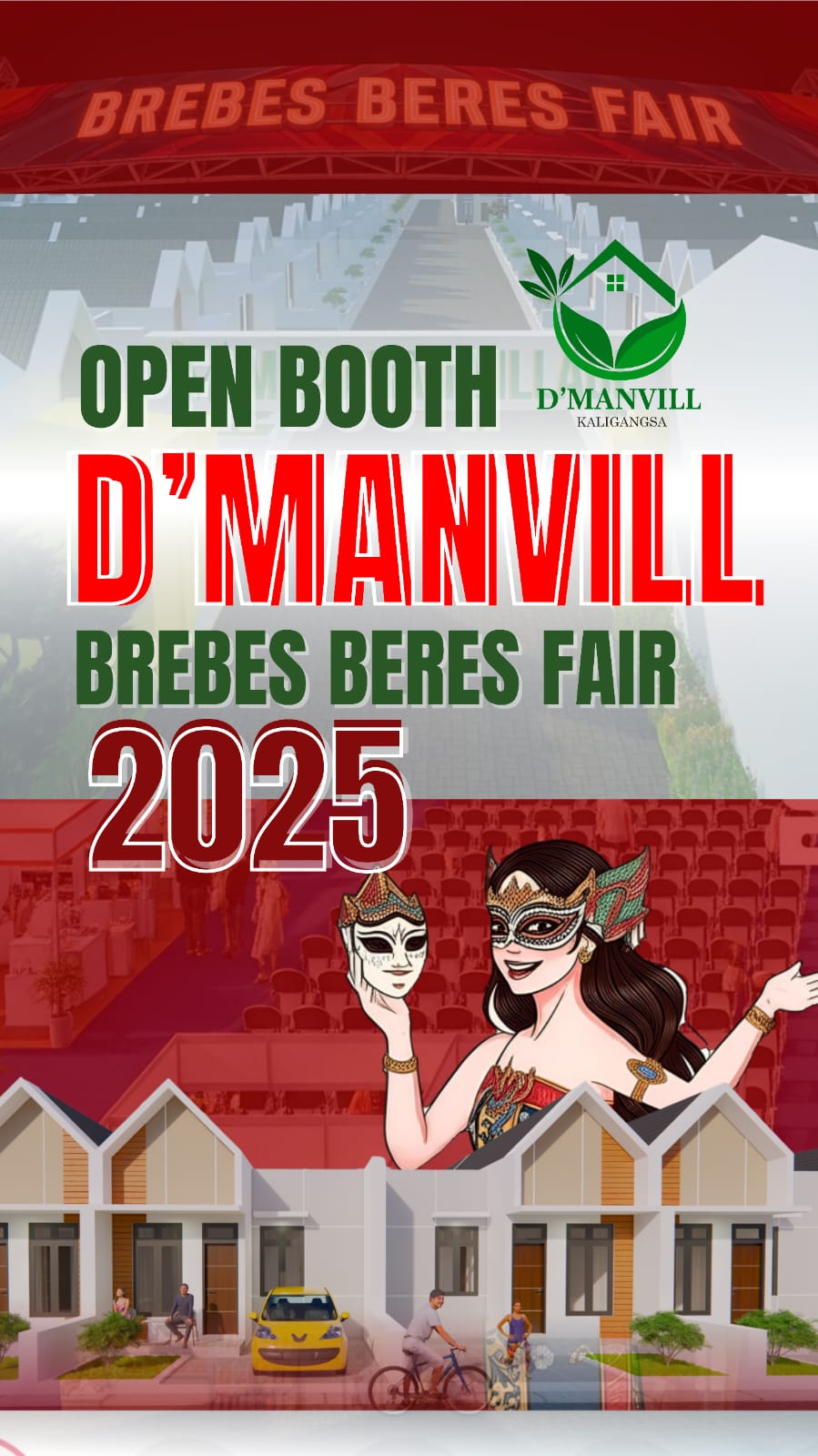 D’Manvill Kaligangsa Hadir di Brebes Beres Fair 2025 – Saatnya Miliki Rumah Impianmu!